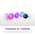 NZXT Kraken Elite 360 RGB - 360mm AIO CPU Cooler, LCD - White - Image 2
