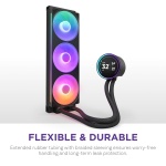 NZXT Kraken Elite 360 RGB - 360mm AIO CPU Cooler, LCD - Black - Image 10