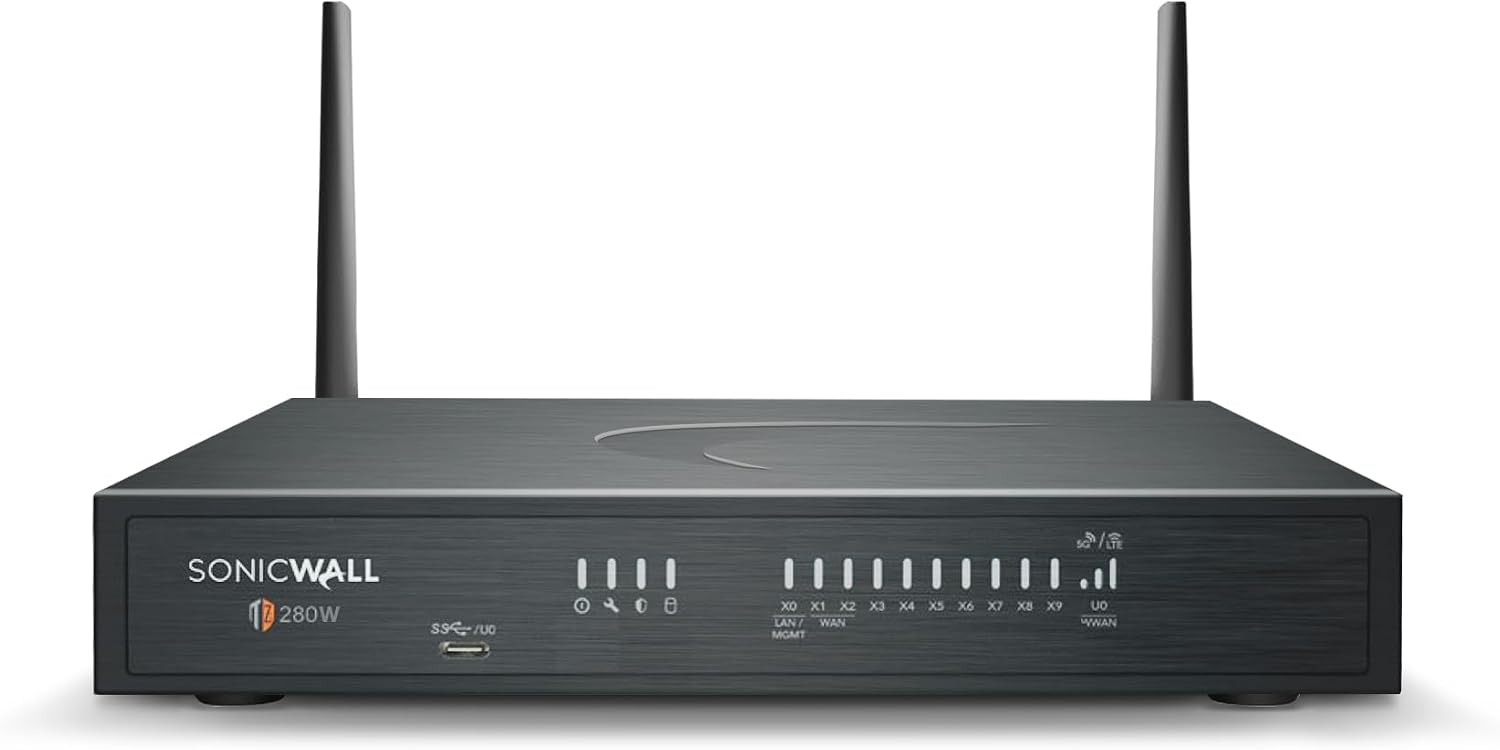 51BxW-HYtbL._AC_SL1500_.jpg SonicWall TZ280W 2.5 Gbps Next-Gen Firewall Appliance, HW Only - Image 1