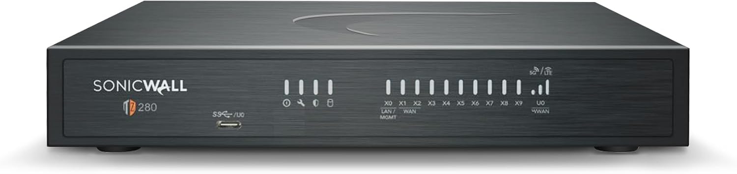 51Dvt1l3kcL._AC_SL1500_.jpg SonicWall TZ280 2.5 Gbps Next-Gen Firewall Appliance, HW Only - Image 1