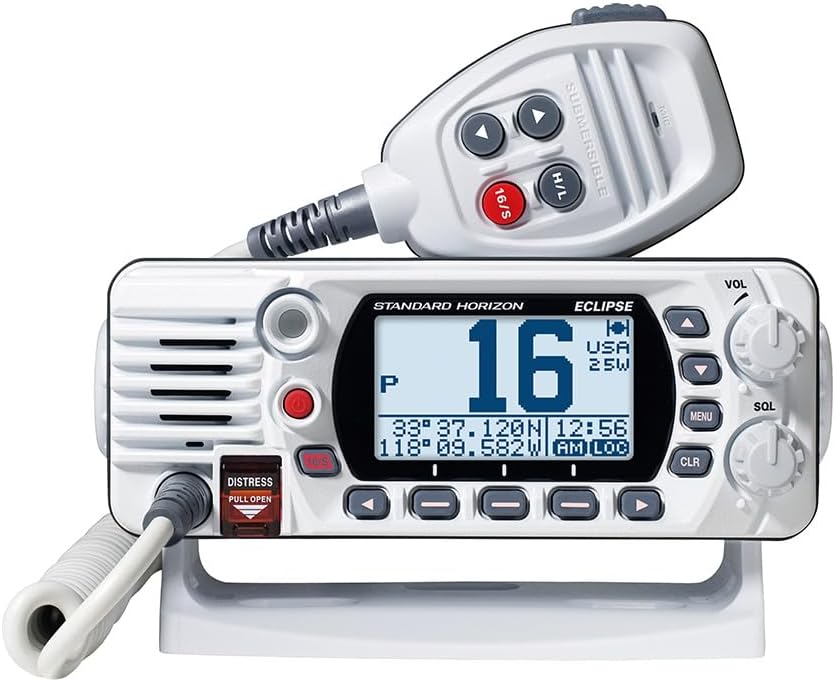 51Ji5-FTAbL._AC_SL1000_.jpg Standard Horizon GX1410W Eclipse Series 25W Fixed Mount VHF, White - Image 1