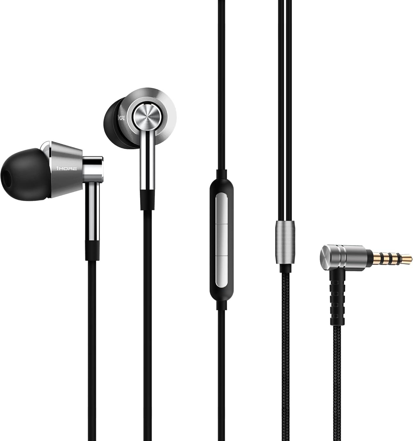 51M7BxtRqZL._AC_SL1500_.jpg 1MORE Triple Driver in-Ear Earphones Hi-Res Headphones with High Resolution, - Image 1