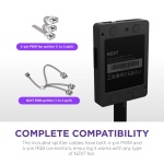 NZXT Control Hub - Digital RGB Lighting and PWM Fan Speed Controller - Image 7