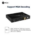 SMSL PO100 PRO MQA DDC XMOS XU316 Digital to Analog Audio Converter, Type-C USB - Image 4