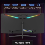 Sceptre 34-Inch Curved Ultrawide WQHD Monitor (3440 × 1440), R1500, up to - Image 2