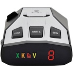 Cobra RAD 350 Laser Radar Detector, Long Range, False Alert Filter, Black