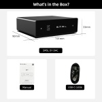 SMSL D1 Hi-Res Audio Dac Rohm BD34352EKV chip Touch Control RCA ouput - Image 6