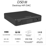 TOPPING D50 III 2*ES9039Q2M DAC, USB/BT5.1/Optical/Coaxial to RCA/TRS Audio DAC - Image 2