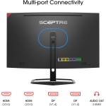 Sceptre 27-Inch Curved Gaming Monitor, FHD 1080p, 240Hz, 1500R, DisplayPort - Image 5