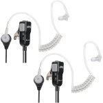 Midland AVPH3 Transparent Security Headsets with PTT/VOX – Wrap Around Design – - Image 3