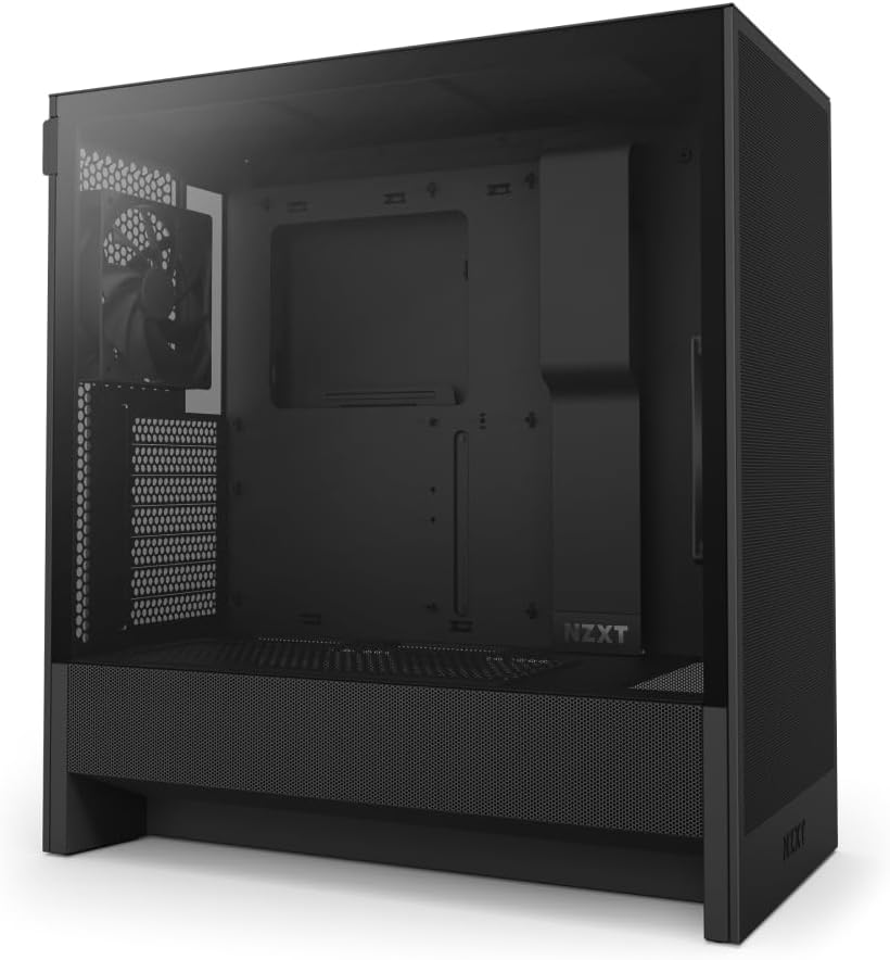 51wAv5q4adL._AC_SL1000_.jpg NZXT H5 Flow - Compact ATX Mid-Tower PC Case - Black - Image 1