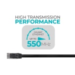 Monoprice Cat6 Ethernet Patch Cable - Snagless RJ45, 24AWG Stranded Pure Bare - Image 2