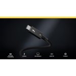 CalDigit Thunderbolt 5 Pro Braided Cable - 120Gbps 240W Power Delivery, - Image 2