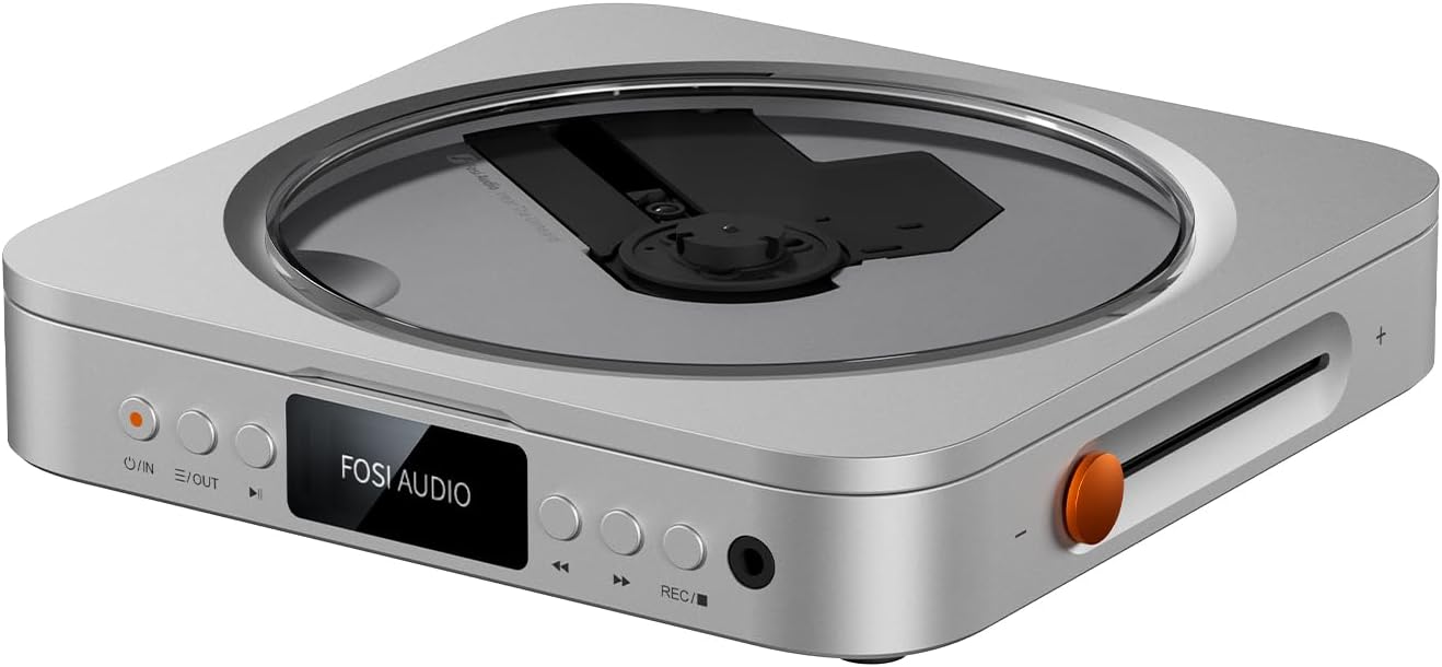 51zvpKF32IL._AC_SL1500_.jpg Fosi Audio Merak CD Player Portable Home Audio Desktop HiFi USB CD Ripping - Image 1