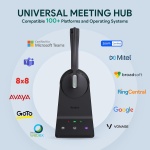 Yealink WH64 Mono DECT & Bluetooth Wireless Headset for Phone PC Mobile - Image 7