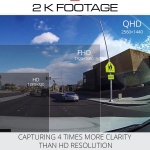 THINKWARE Q200 Dash Cam 2K Front and Rear, Built-in GPS, Wi-Fi, ADAS, WDR - Image 3