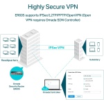 TP-Link ER605 V2, Wired Gigabit VPN Router - Image 3