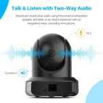 Amcrest 4MP ProHD Indoor WiFi, Security IP Camera with Pan/Tilt, Two-Way Audio, - Image 5