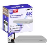 Lorex Connect (New App) | V-Series | 4K 8-Channel 1TB Network Video Recorder