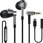 1MORE Triple Driver in-Ear Headphones Hi-Res Wired Earbuds with Mics