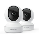 REOLINK Home Security Camera System, E1(2 Pack), Smart Human/Pet Detection
