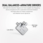 Xvive U4T9 Wireless in-Ear Monitor System with Dual Balanced-Armature Drivers - Image 3