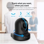 Amcrest 4MP ProHD Indoor WiFi, Security IP Camera with Pan/Tilt, Two-Way Audio, - Image 3