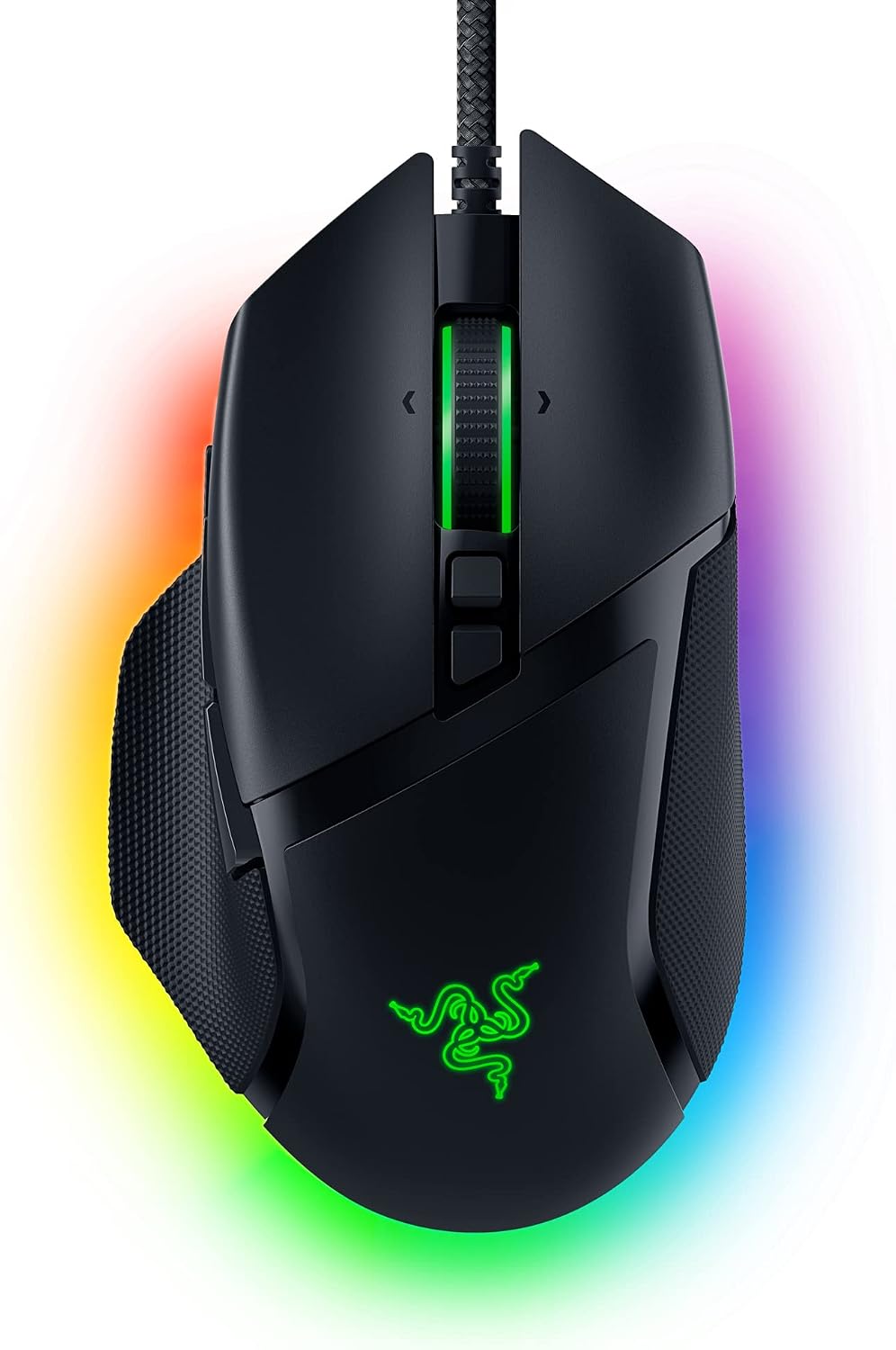 61AcT0ZuO3L._AC_SL1500_.jpg Razer Basilisk V3 Customizable RGB Wired Ergonomic Gaming Mouse, Black - Image 1