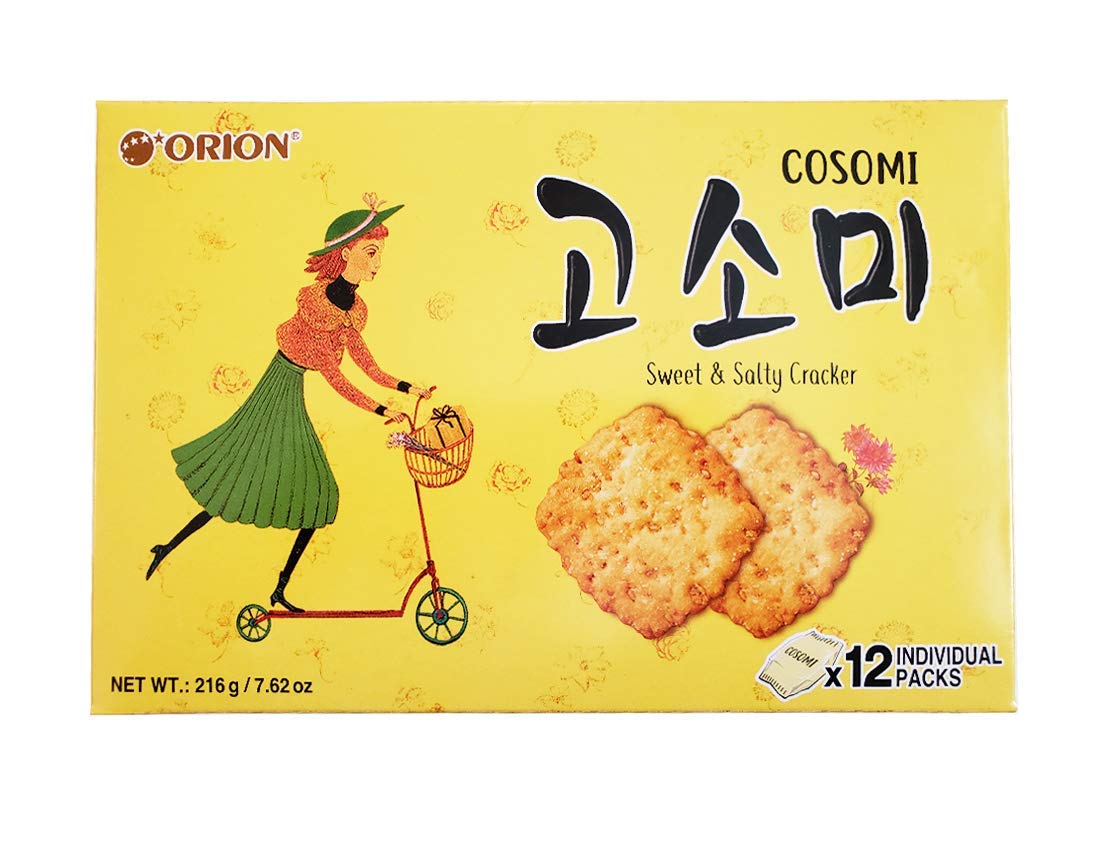 61B5jX23j8L._SL1100_.jpg Orion Gosomi Sweet & Salty Cracker 216g 12 individual Packs - Image 1