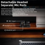 SMSL Nano ONE Pro External Sound Card, Hi-Fi DSP Chip,Virtual 7.1 Surround Sound - Image 6