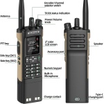 Baofeng Ham Radio DM32 DMR Radio Handheld Rechargeable Walkie Talkies Long Range - Image 9