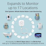 D-Link Next-Gen WiFi Water Leak Detector Starter Kit with 2 sensors—Loud 100 dB - Image 5