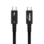 CalDigit Thunderbolt 5 Pro Braided Cable - 120Gbps 240W Power Delivery,