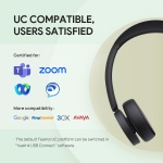 Yealink BH70 Dual Wireless Headset with Mic for Work, Bluetooth Headphone with - Image 3