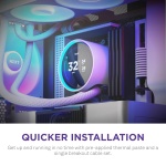 NZXT Kraken Elite 360 RGB - 360mm AIO CPU Cooler, LCD - White - Image 8