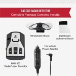 Cobra RAD 350 Laser Radar Detector, Long Range, False Alert Filter, Black - Image 6