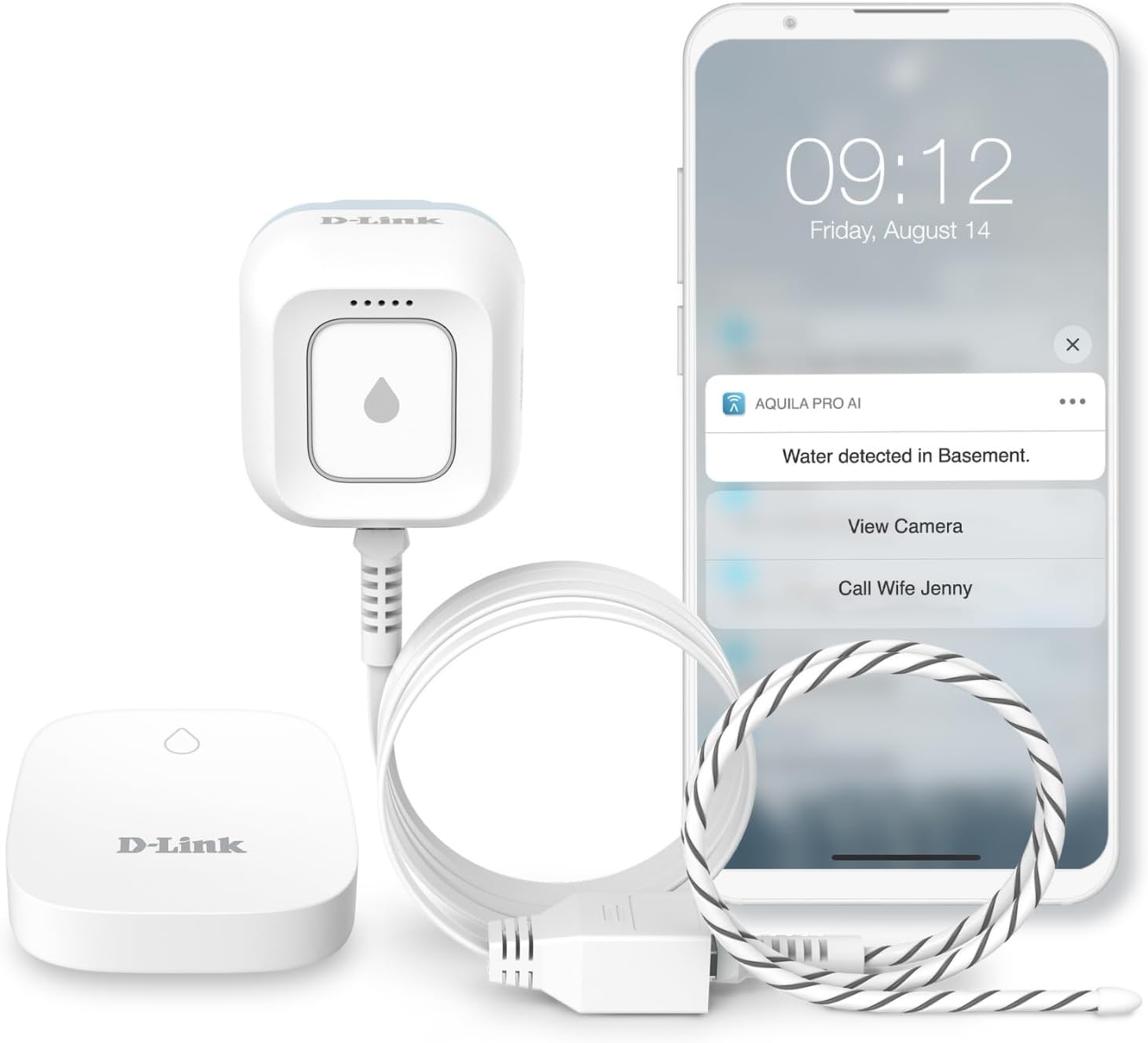 61Kue5DO6aL._AC_SL1500_.jpg D-Link Next-Gen WiFi Water Leak Detector Starter Kit with 2 sensors—Loud 100 dB - Image 1