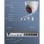 REOLINK 16CH 12MP PoE Security Camera System with 4TB HDD RLK16-1200D8-A - Image 7