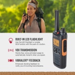 Cobra RX680 Walkie Talkies (2-Pack), IP54 Water Resistant Design - Image 4