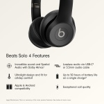 Beats Solo 4 - Wireless On-Ear Bluetooth Headphones, Up to 50-Hour Battery Life, - Image 2