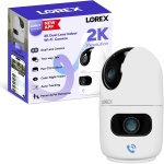 Lorex Connect (New App) | 2K Dual-Lens Indoor Pan-Tilt Wi-Fi Camera