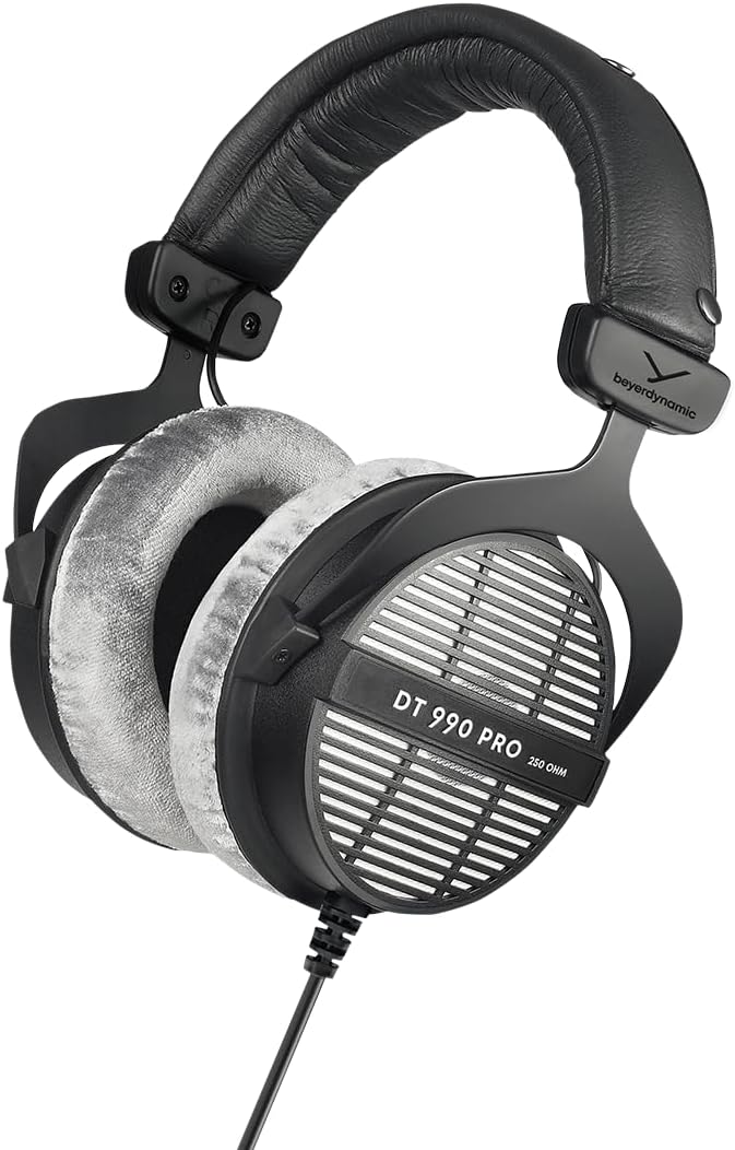 61SD6YLakkL._AC_SL1200_.jpg beyerdynamic DT 990 Pro (250 Ohm), Open-Back Studio Headphones, Black - Image 1