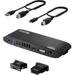 Plugable USB 3.0 Universal Docking Station for Windows, macOS, ChromeOS (Dual