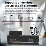 SMSL Nano ONE Pro External Sound Card, Hi-Fi DSP Chip,Virtual 7.1 Surround Sound - Image 3