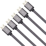 Monoprice 8K Certified Ultra High Speed HDMI Cable - Braided - HDMI 2.1, - Image 2