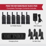 Cobra PX650 BCH6, Professional/Business Walkie Talkies - Rechargeable - Image 6