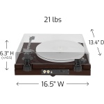 Fluance RT87 Reference High Fidelity Turntable Vinyl Record Player, Dual Plinth - Image 8
