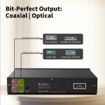 SMSL PL150 CD Player High Power CS43198 D/A chip, Standard/MQA-CD/HDCD CDs, with - Image 5