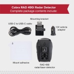 Cobra RAD 490i Laser Radar Detector, New Model with Long Range Detection - Image 6