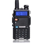 Baofeng UV-5R Ham Radio Handheld, Dual Band Two Way Radio (Black)